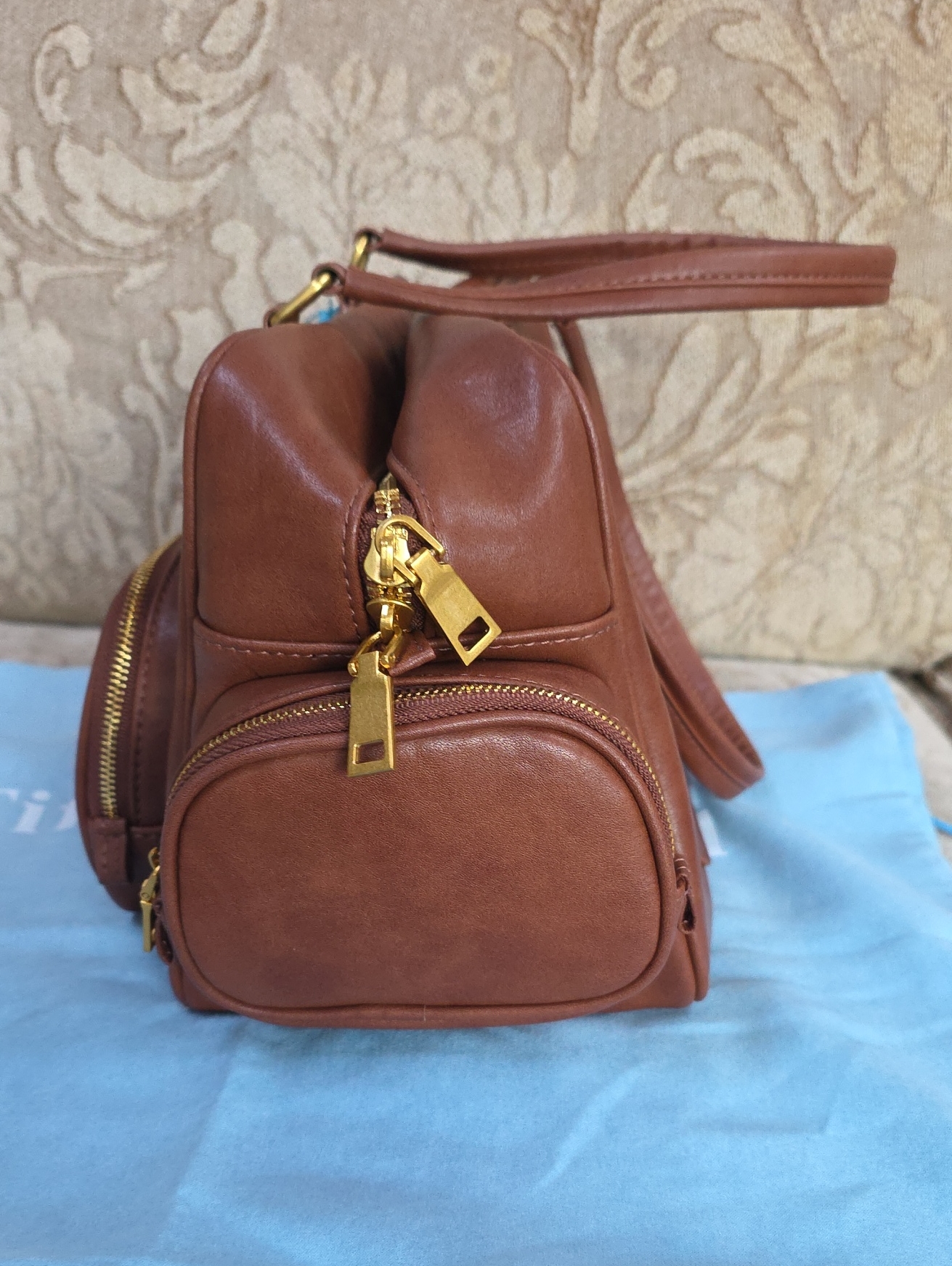 Tiffany & Fred Paris Large Leather Satchel, Nwt — image 2 of 8